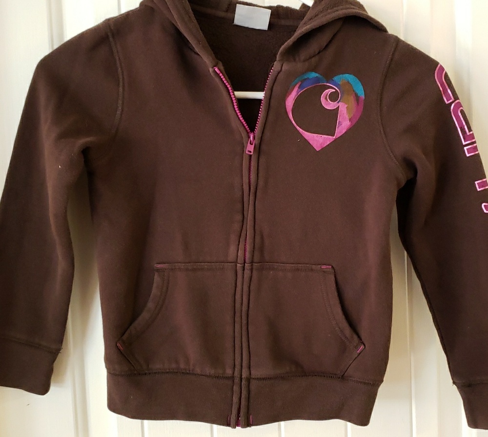 Zippered hoodie